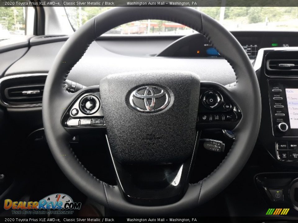 2020 Toyota Prius XLE AWD-e Classic Silver Metallic / Black Photo #4