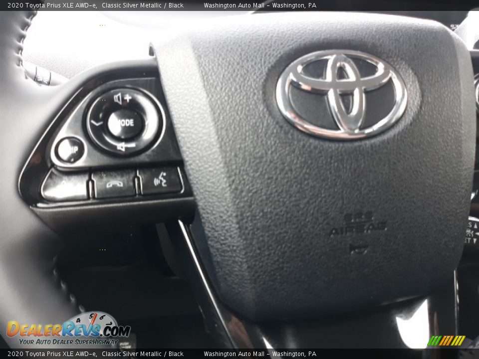 2020 Toyota Prius XLE AWD-e Classic Silver Metallic / Black Photo #5