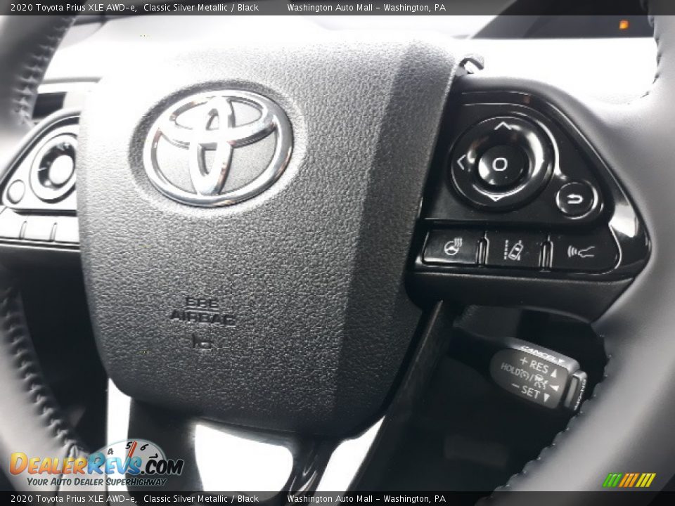 2020 Toyota Prius XLE AWD-e Classic Silver Metallic / Black Photo #6