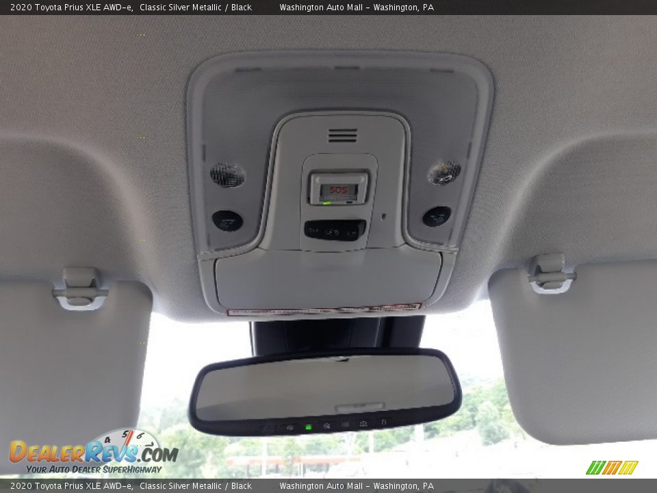 2020 Toyota Prius XLE AWD-e Classic Silver Metallic / Black Photo #15