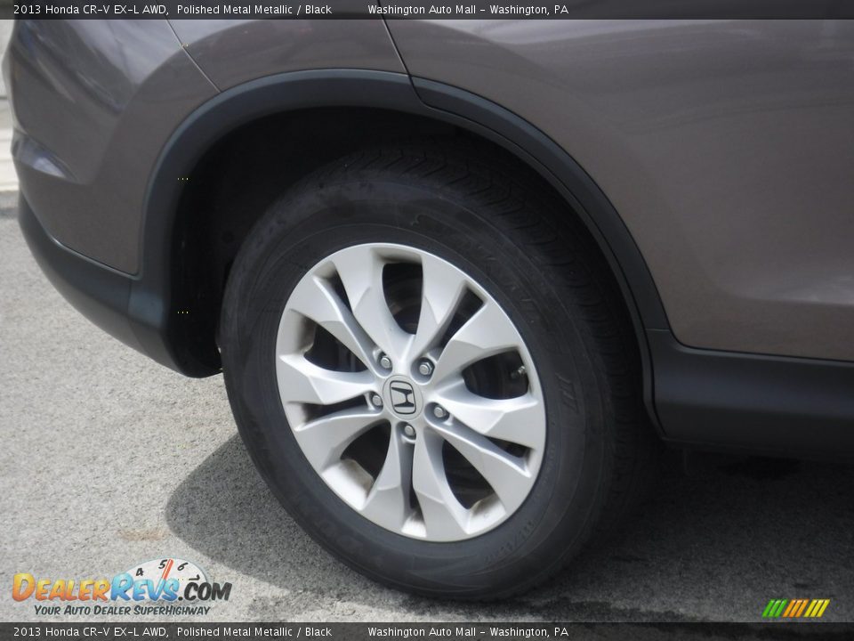2013 Honda CR-V EX-L AWD Polished Metal Metallic / Black Photo #3