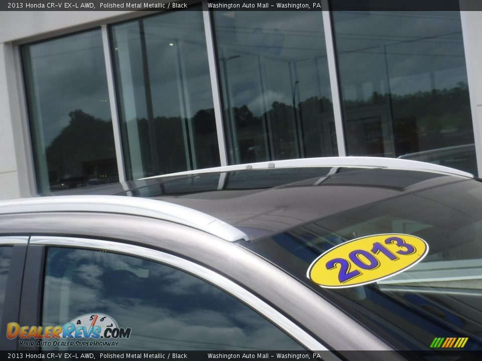 2013 Honda CR-V EX-L AWD Polished Metal Metallic / Black Photo #4