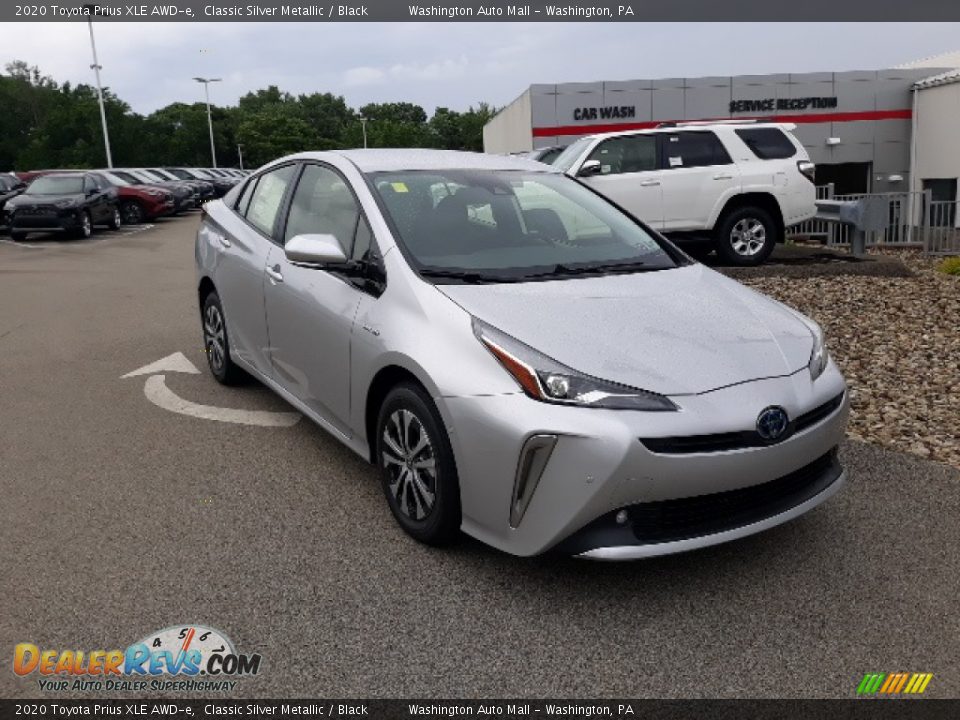 2020 Toyota Prius XLE AWD-e Classic Silver Metallic / Black Photo #23