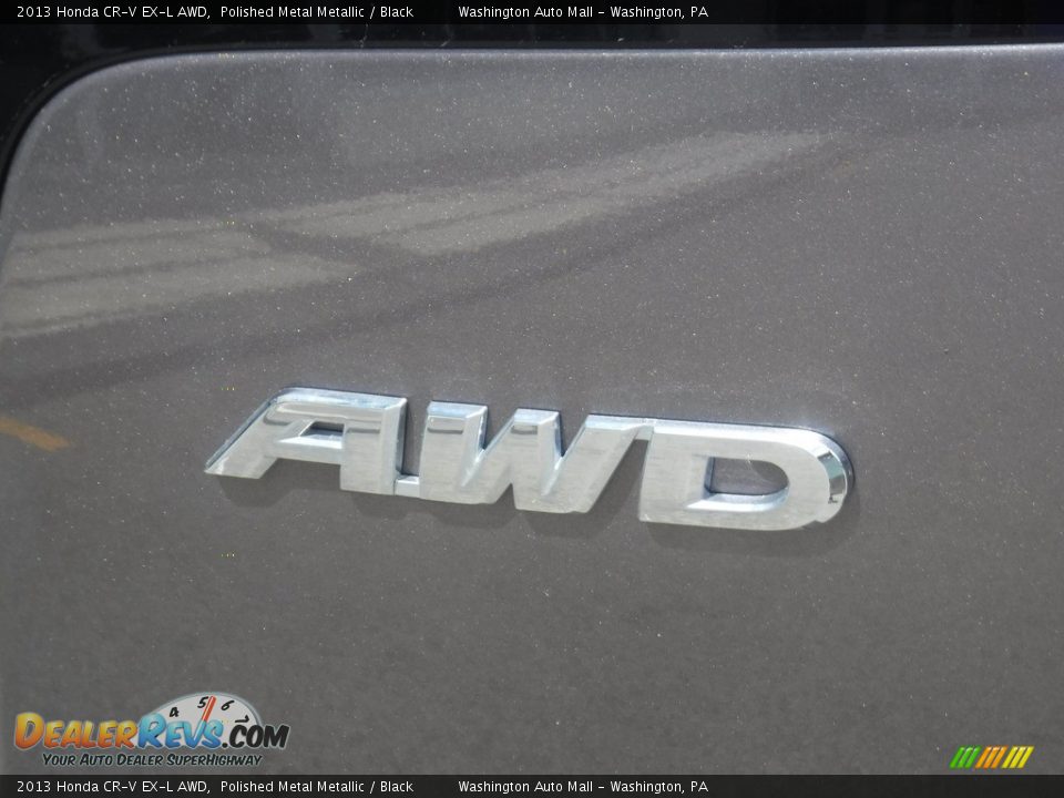 2013 Honda CR-V EX-L AWD Polished Metal Metallic / Black Photo #10