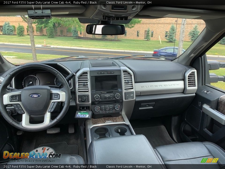 2017 Ford F350 Super Duty Lariat Crew Cab 4x4 Ruby Red / Black Photo #10