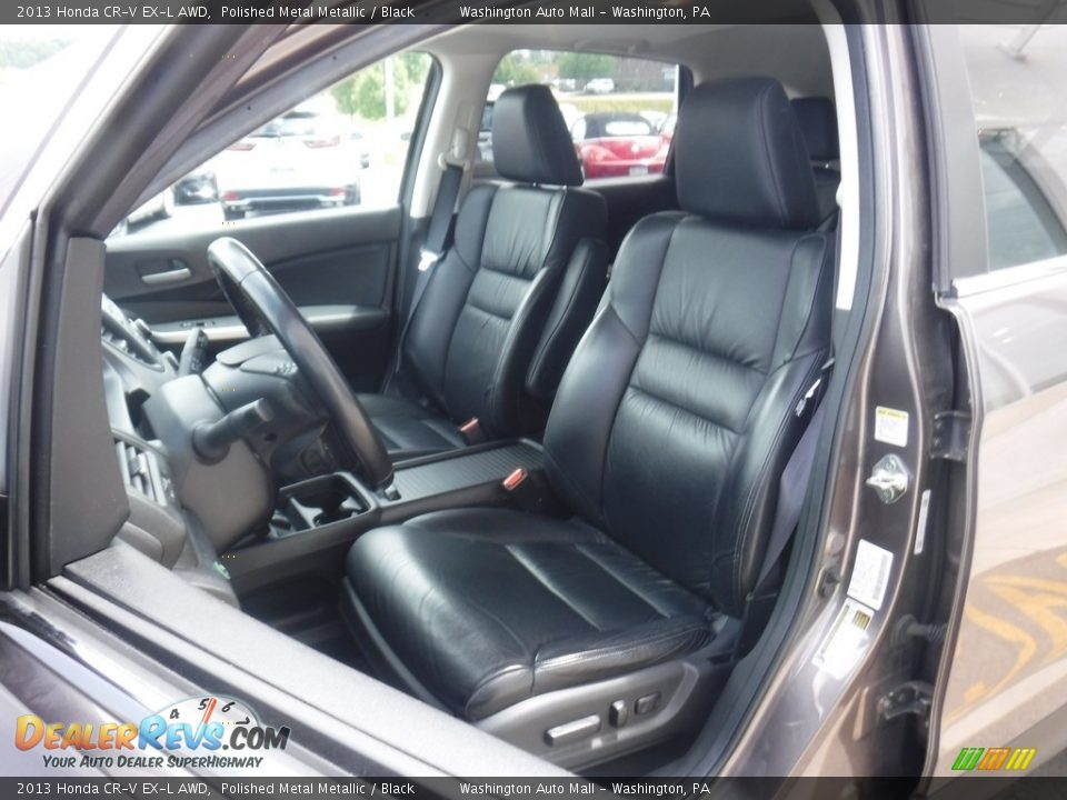 2013 Honda CR-V EX-L AWD Polished Metal Metallic / Black Photo #13