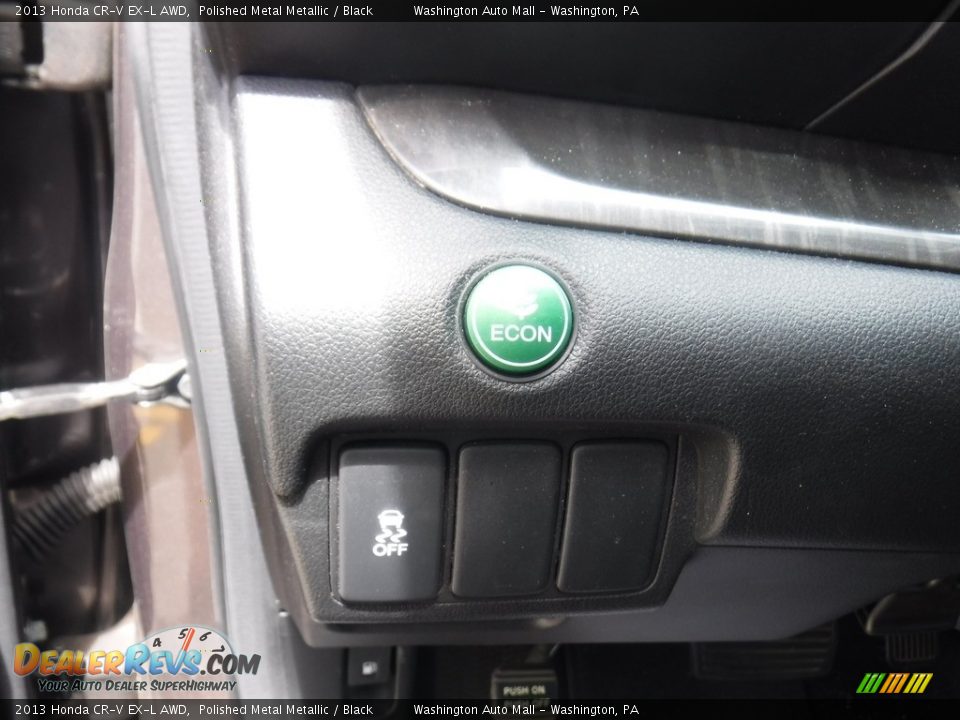 2013 Honda CR-V EX-L AWD Polished Metal Metallic / Black Photo #15