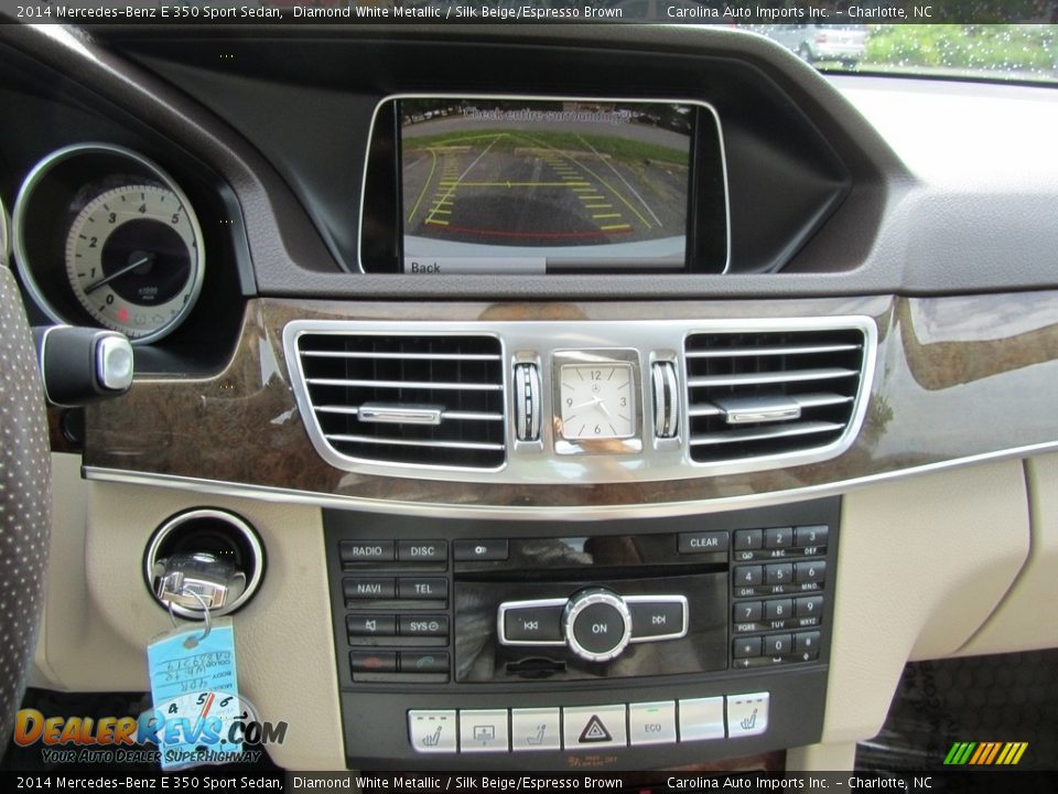2014 Mercedes-Benz E 350 Sport Sedan Diamond White Metallic / Silk Beige/Espresso Brown Photo #16
