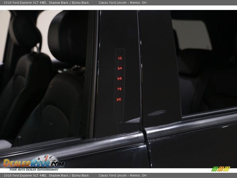 2016 Ford Explorer XLT 4WD Shadow Black / Ebony Black Photo #4