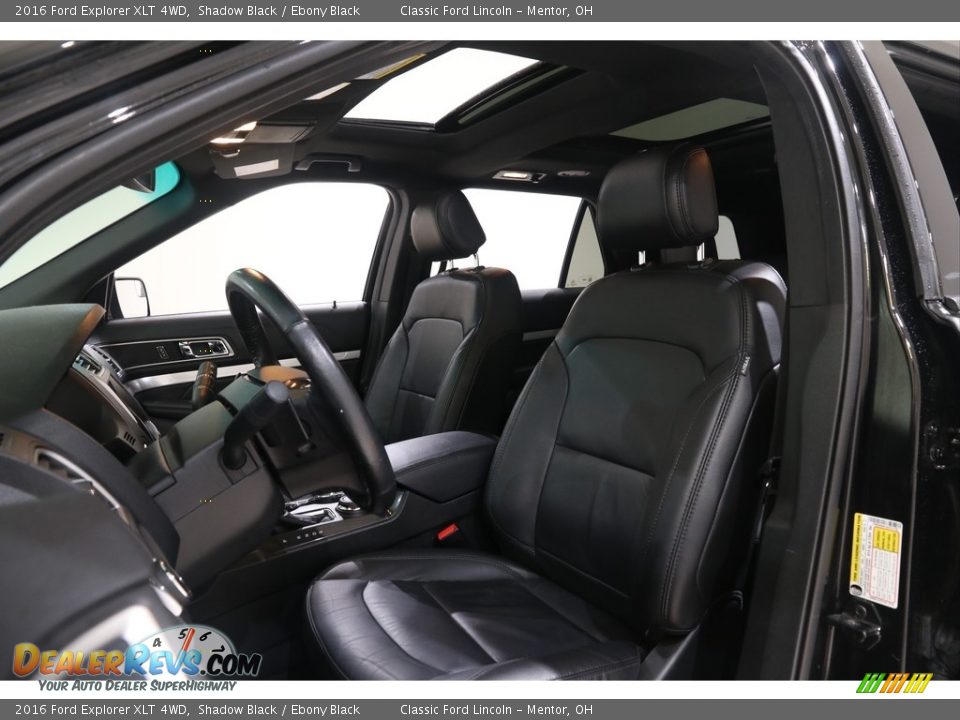 2016 Ford Explorer XLT 4WD Shadow Black / Ebony Black Photo #6