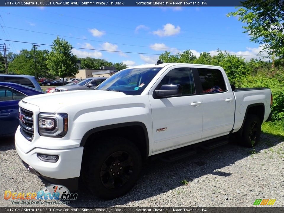 2017 GMC Sierra 1500 SLT Crew Cab 4WD Summit White / Jet Black Photo #1