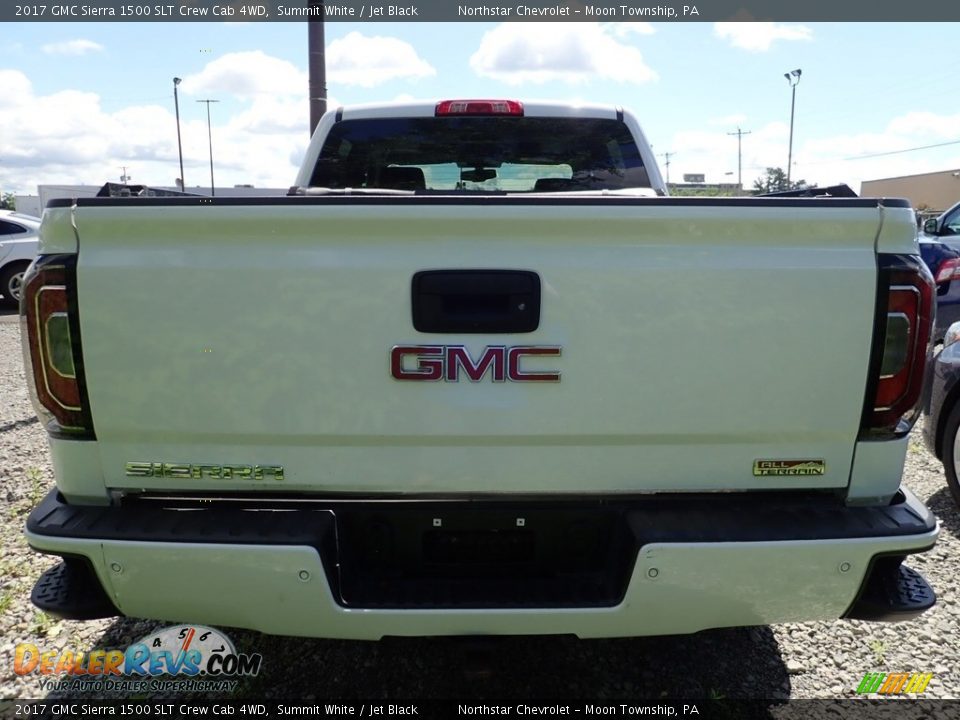 2017 GMC Sierra 1500 SLT Crew Cab 4WD Summit White / Jet Black Photo #3