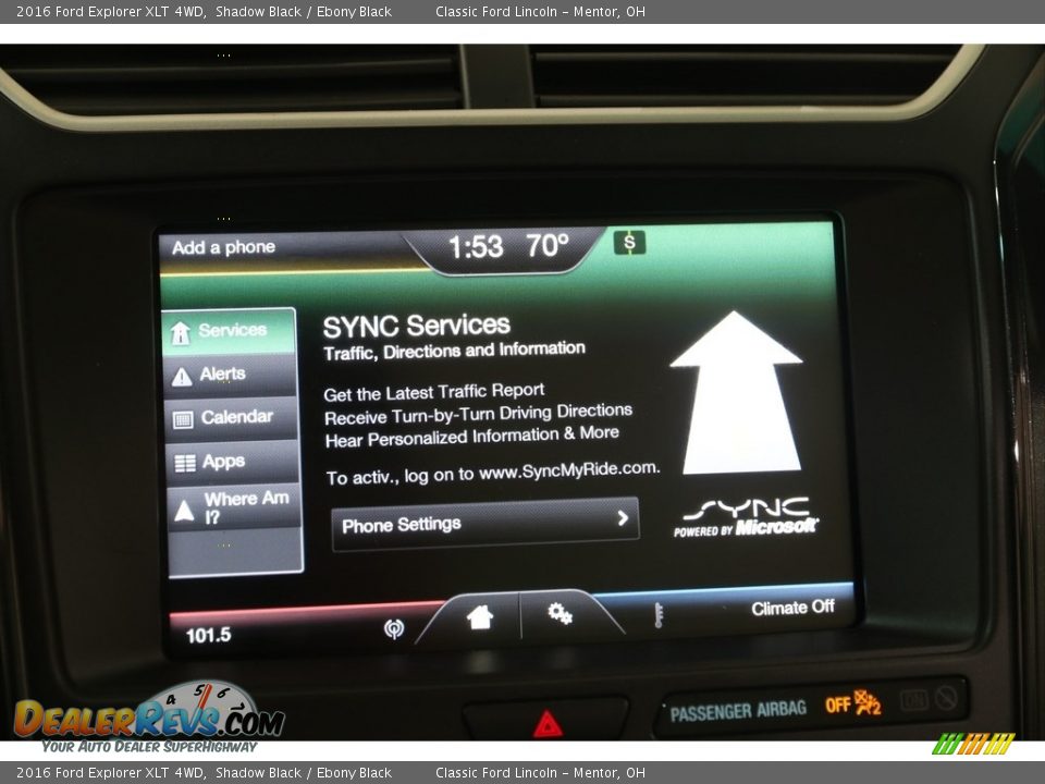 2016 Ford Explorer XLT 4WD Shadow Black / Ebony Black Photo #12