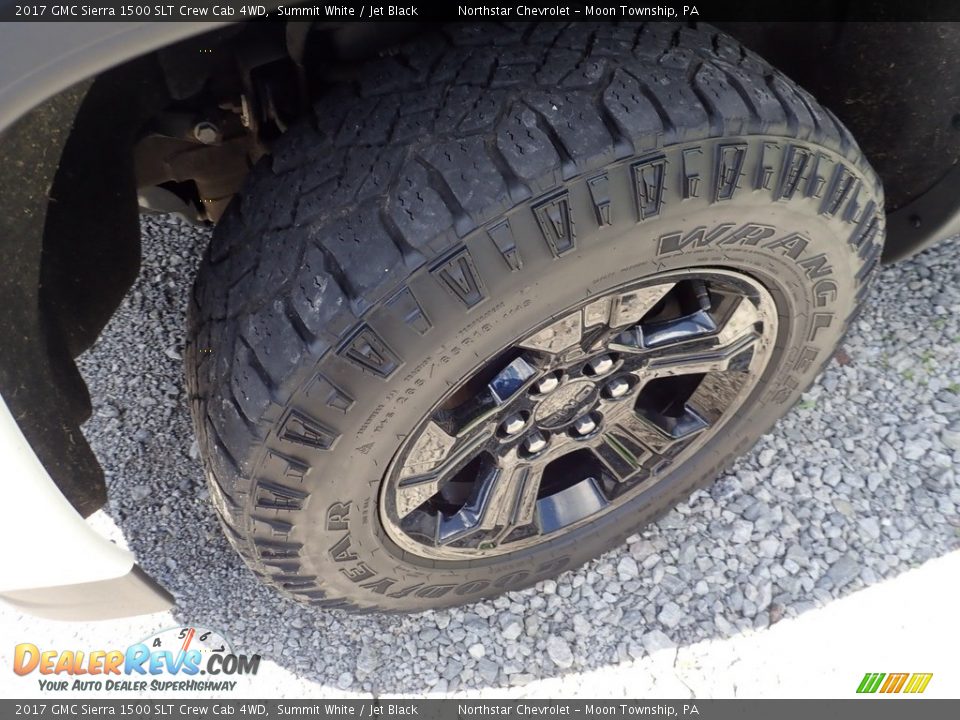 2017 GMC Sierra 1500 SLT Crew Cab 4WD Summit White / Jet Black Photo #7