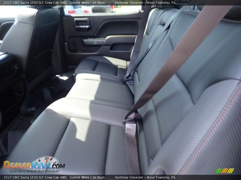 2017 GMC Sierra 1500 SLT Crew Cab 4WD Summit White / Jet Black Photo #9