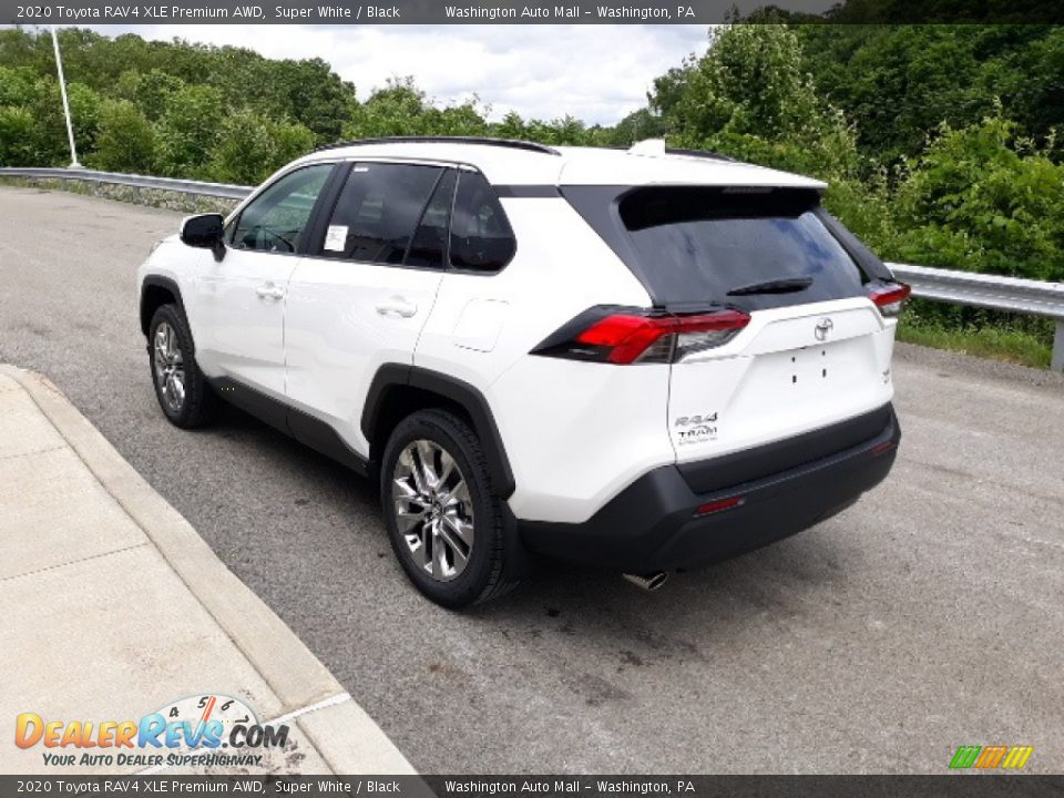 2020 Toyota RAV4 XLE Premium AWD Super White / Black Photo #2