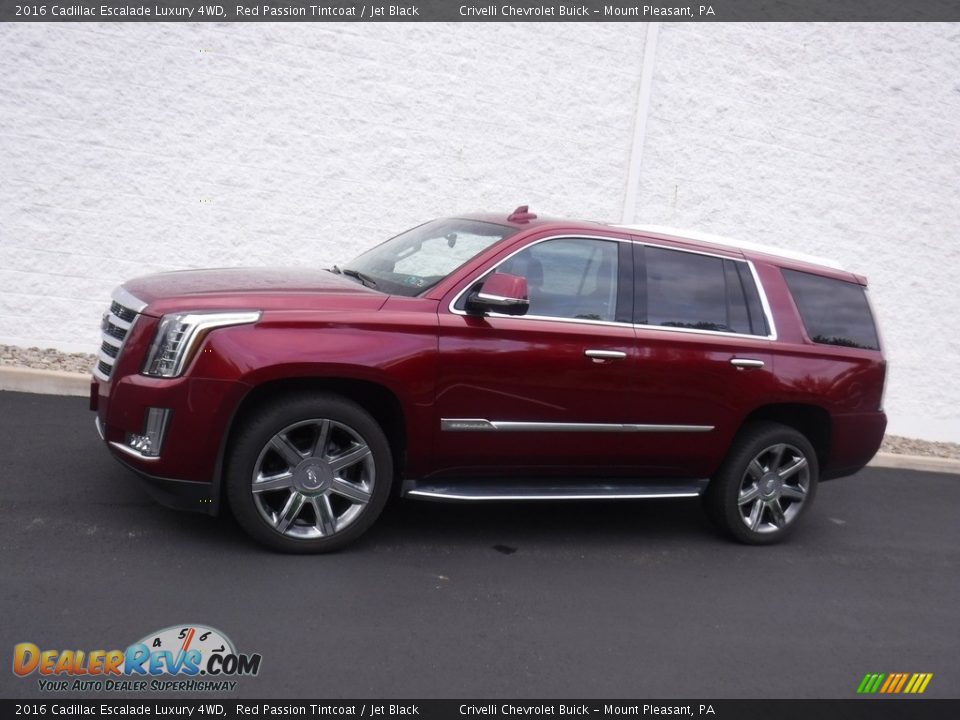 2016 Cadillac Escalade Luxury 4WD Red Passion Tintcoat / Jet Black Photo #2