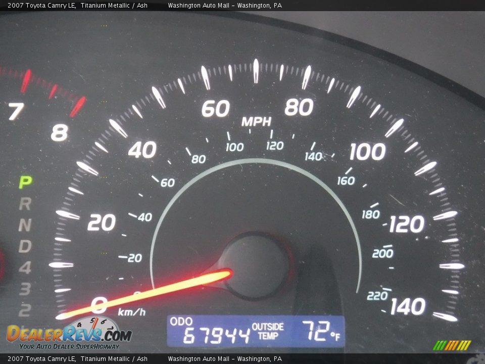 2007 Toyota Camry LE Titanium Metallic / Ash Photo #25