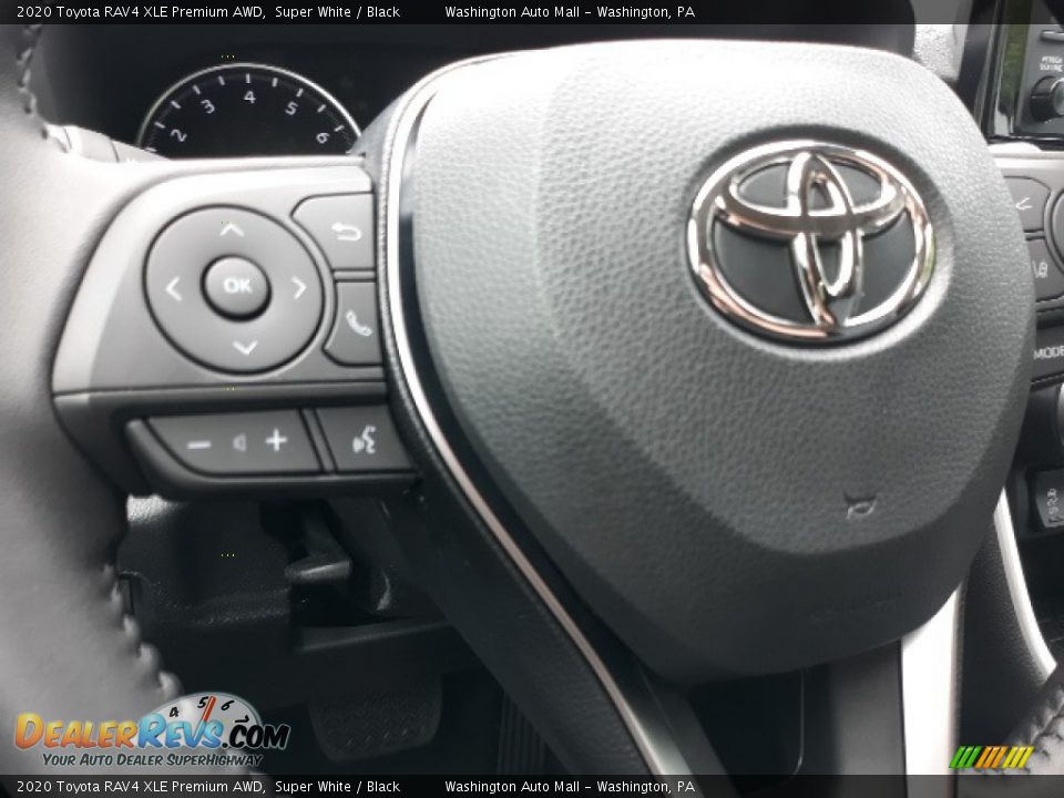 2020 Toyota RAV4 XLE Premium AWD Super White / Black Photo #5