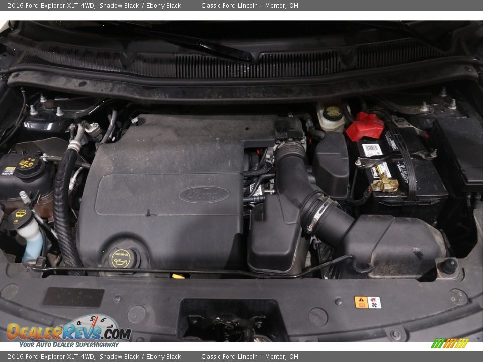 2016 Ford Explorer XLT 4WD Shadow Black / Ebony Black Photo #22