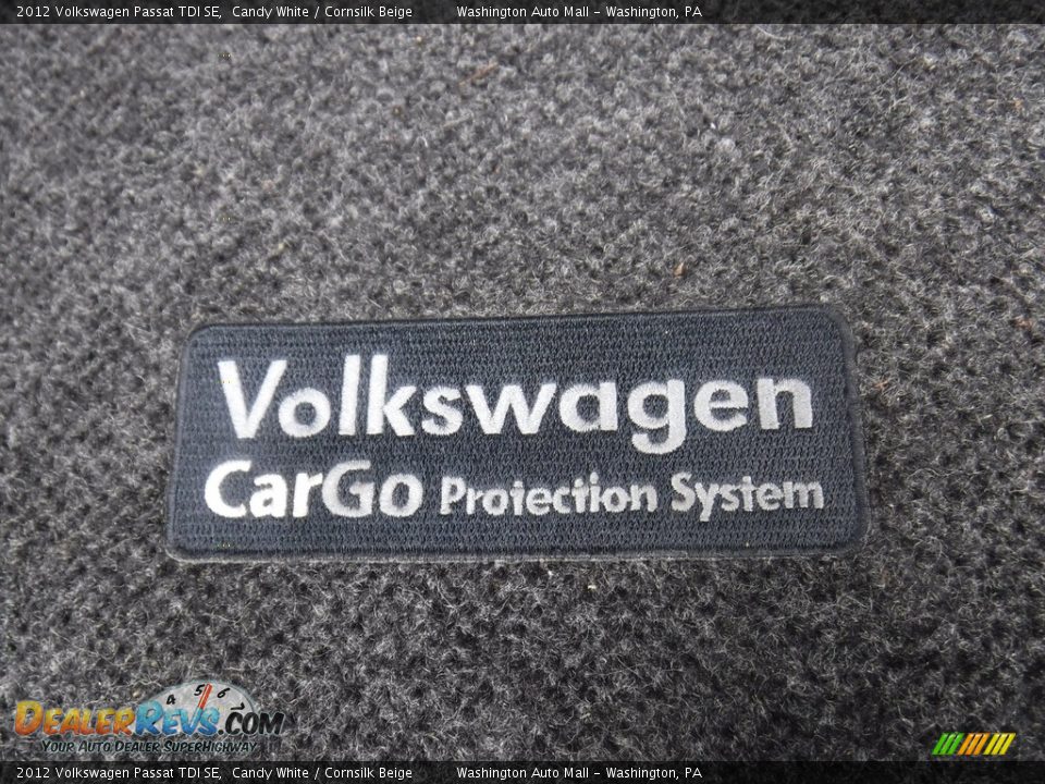 2012 Volkswagen Passat TDI SE Candy White / Cornsilk Beige Photo #26