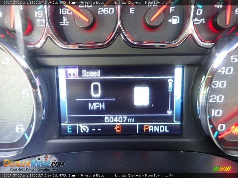 2017 GMC Sierra 1500 SLT Crew Cab 4WD Summit White / Jet Black Photo #15