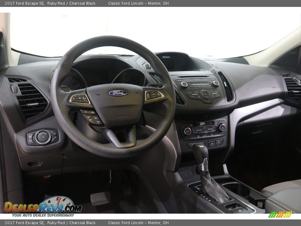 2017 Ford Escape SE Ruby Red / Charcoal Black Photo #6