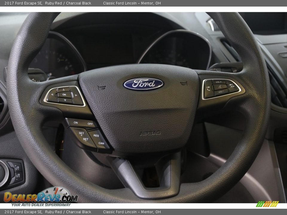 2017 Ford Escape SE Ruby Red / Charcoal Black Photo #7