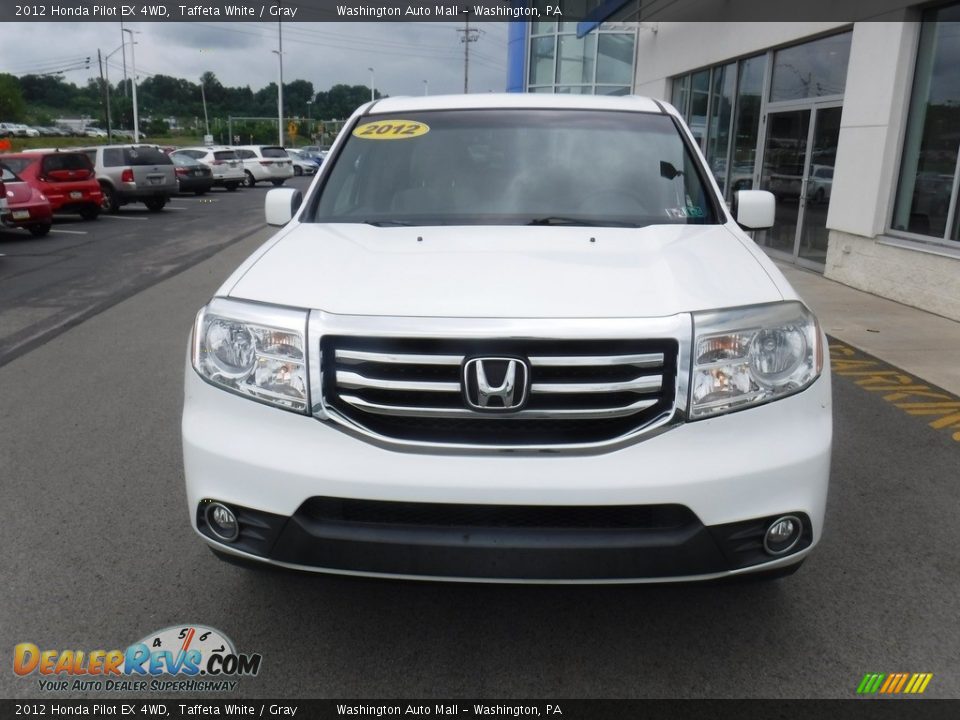 2012 Honda Pilot EX 4WD Taffeta White / Gray Photo #4