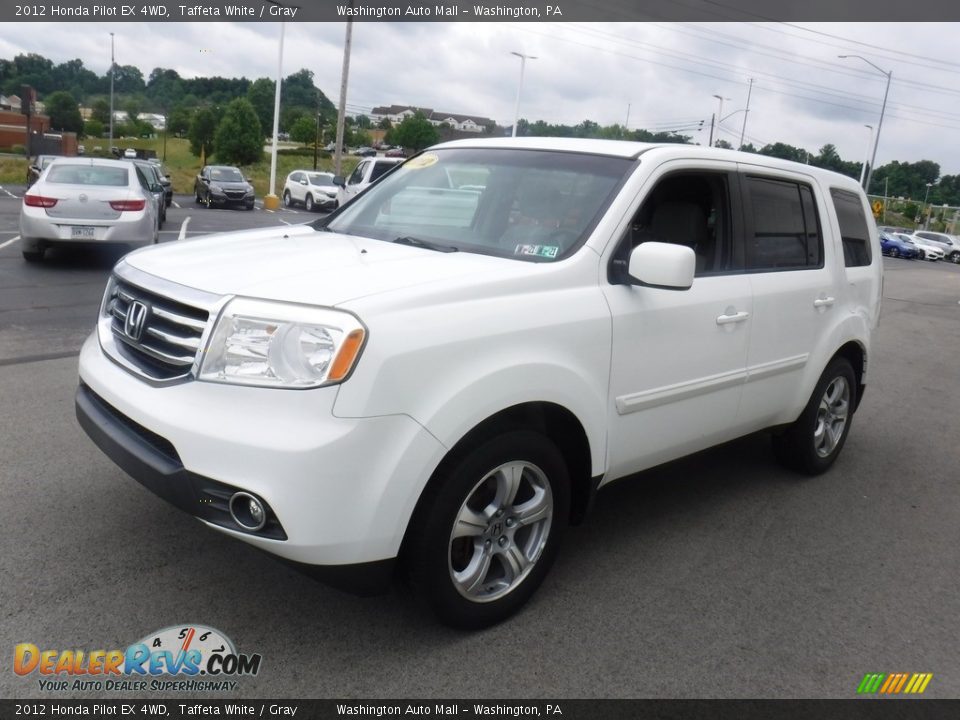 2012 Honda Pilot EX 4WD Taffeta White / Gray Photo #5