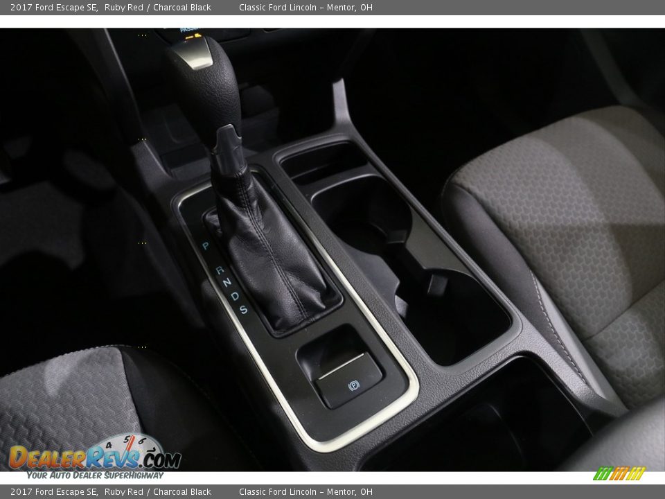 2017 Ford Escape SE Ruby Red / Charcoal Black Photo #12