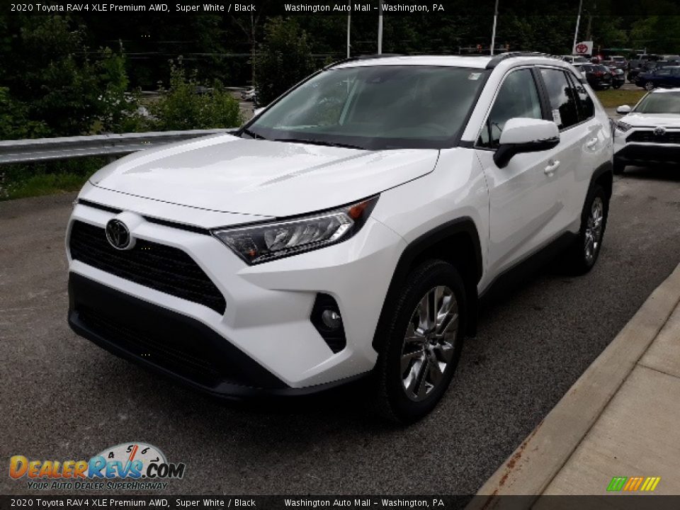 2020 Toyota RAV4 XLE Premium AWD Super White / Black Photo #22