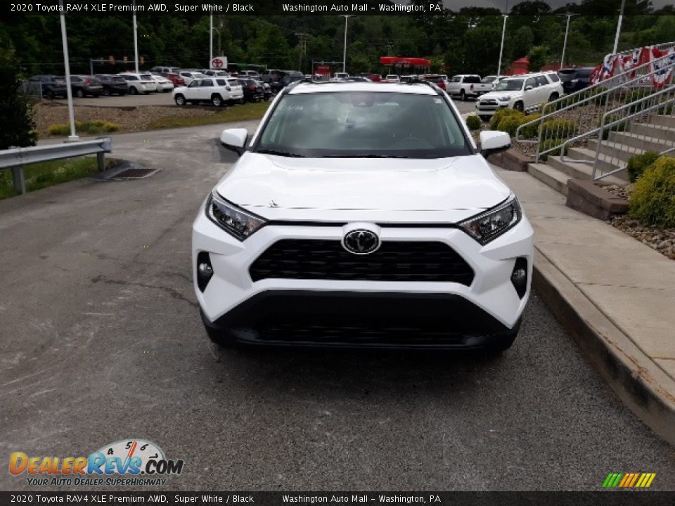2020 Toyota RAV4 XLE Premium AWD Super White / Black Photo #23