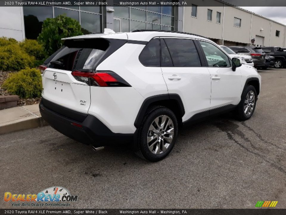 2020 Toyota RAV4 XLE Premium AWD Super White / Black Photo #25