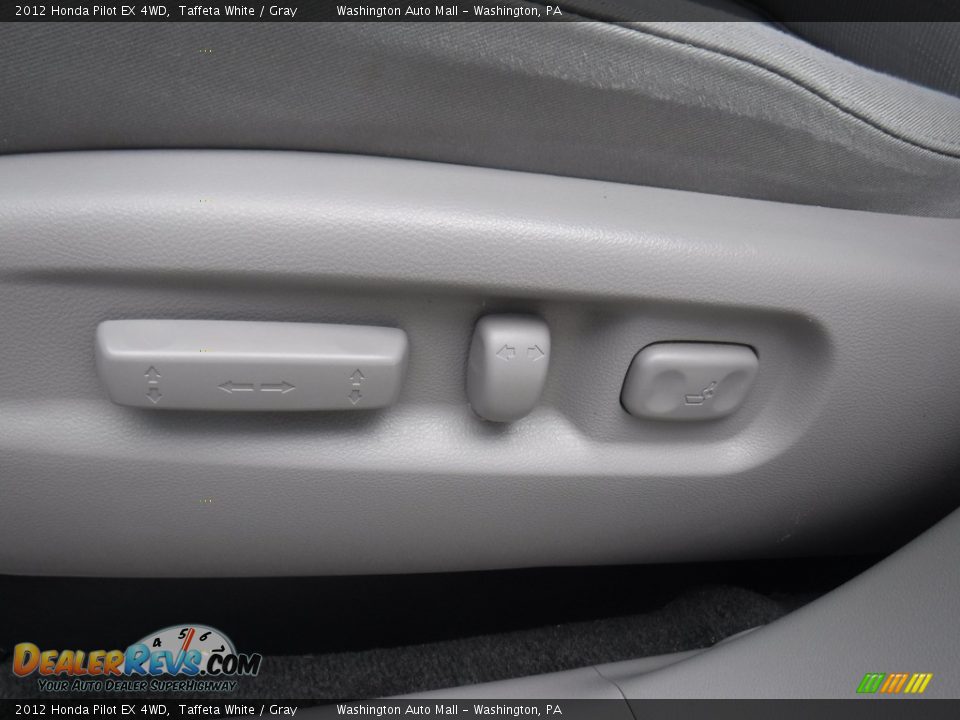 2012 Honda Pilot EX 4WD Taffeta White / Gray Photo #14