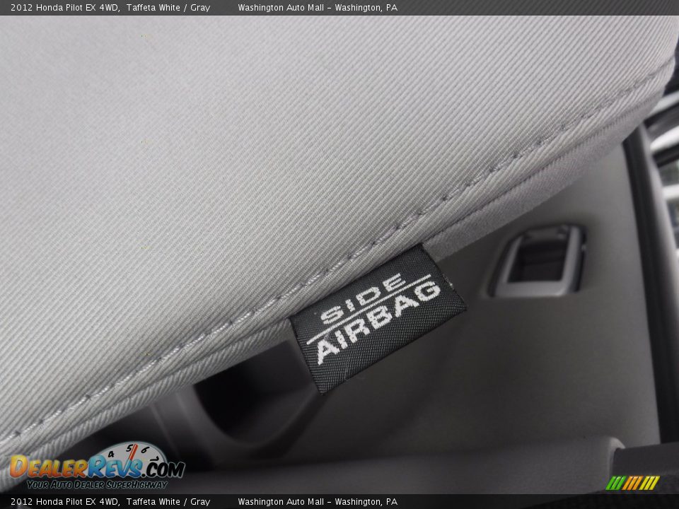 2012 Honda Pilot EX 4WD Taffeta White / Gray Photo #15