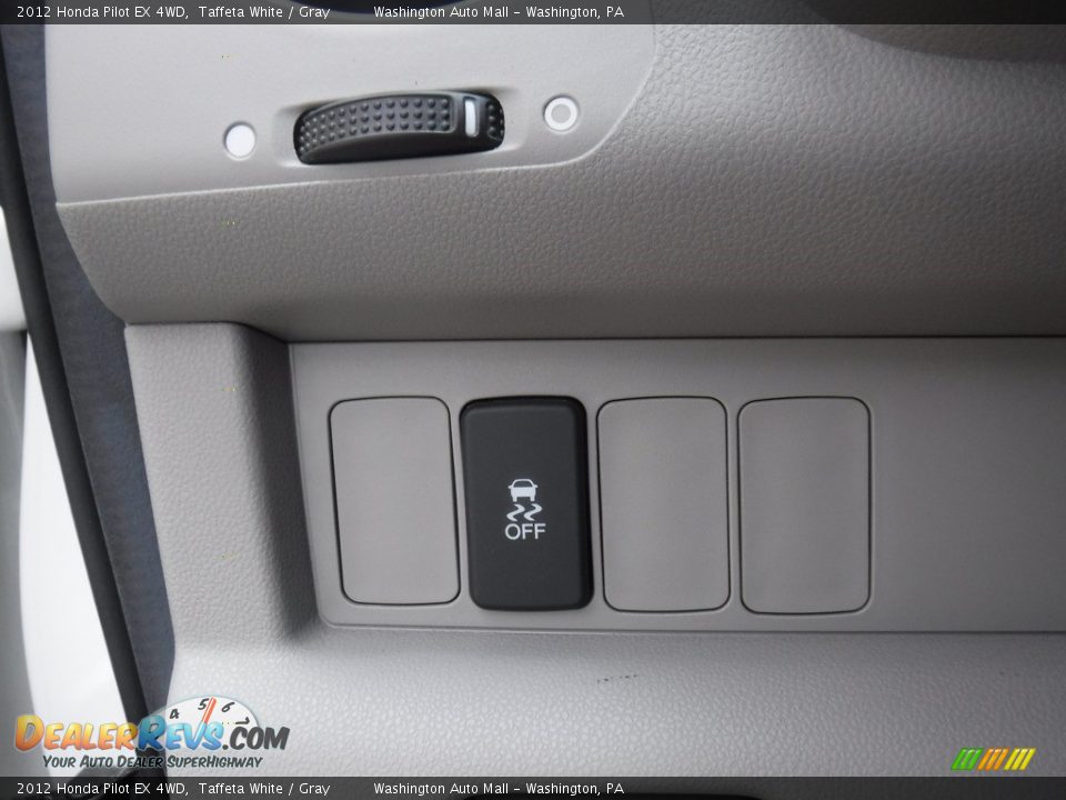 2012 Honda Pilot EX 4WD Taffeta White / Gray Photo #16