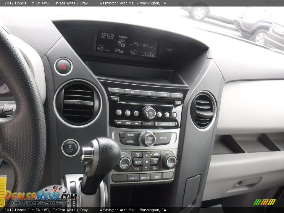 2012 Honda Pilot EX 4WD Taffeta White / Gray Photo #17
