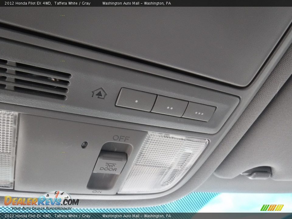 2012 Honda Pilot EX 4WD Taffeta White / Gray Photo #18