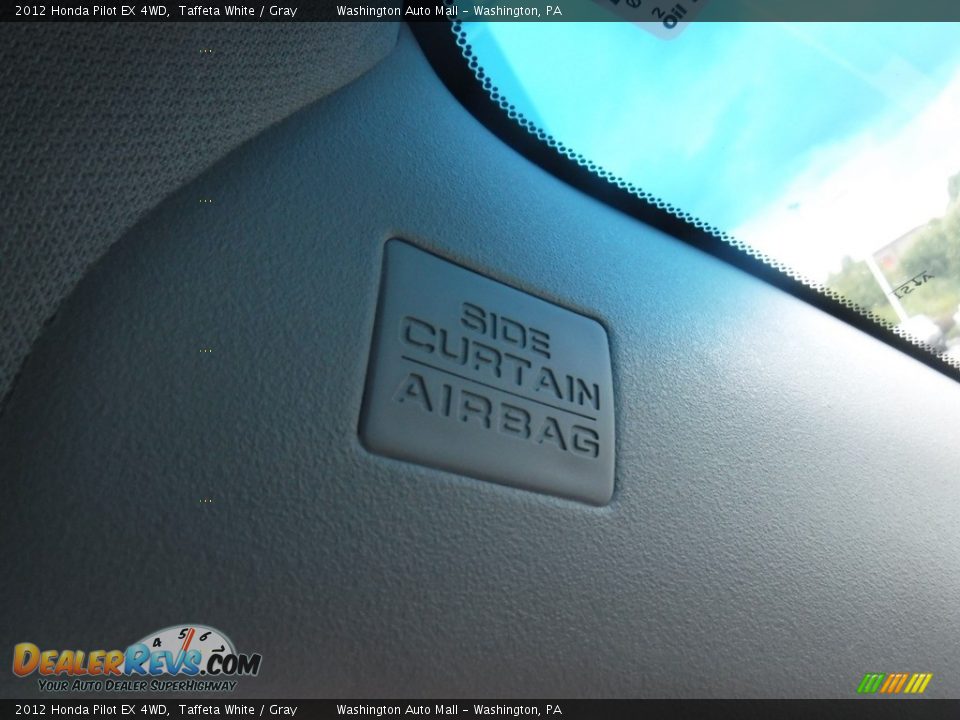 2012 Honda Pilot EX 4WD Taffeta White / Gray Photo #19