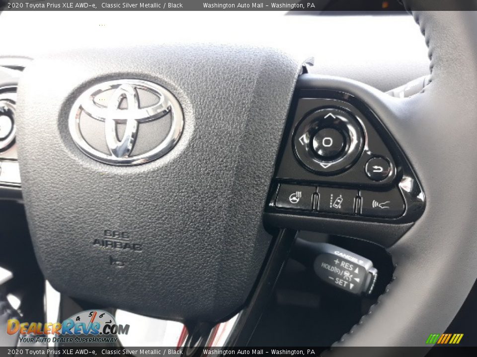 2020 Toyota Prius XLE AWD-e Classic Silver Metallic / Black Photo #6