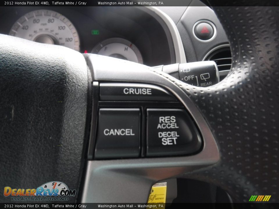 2012 Honda Pilot EX 4WD Taffeta White / Gray Photo #22