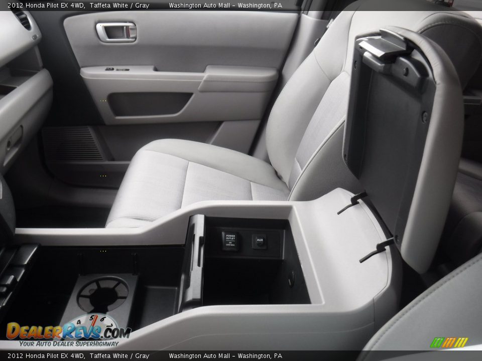 2012 Honda Pilot EX 4WD Taffeta White / Gray Photo #23