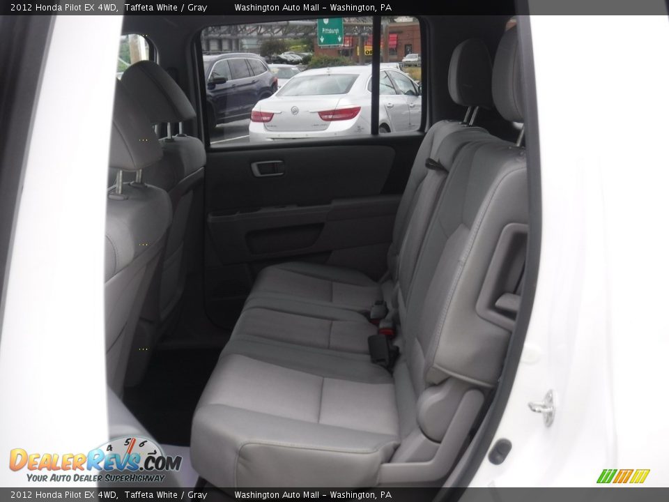 2012 Honda Pilot EX 4WD Taffeta White / Gray Photo #25