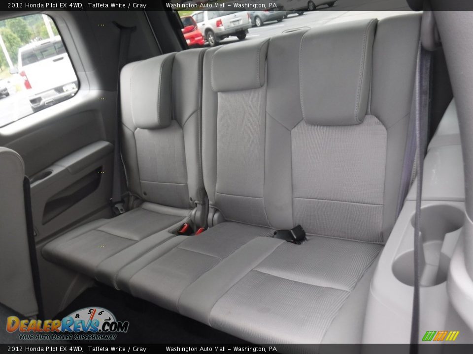 2012 Honda Pilot EX 4WD Taffeta White / Gray Photo #26