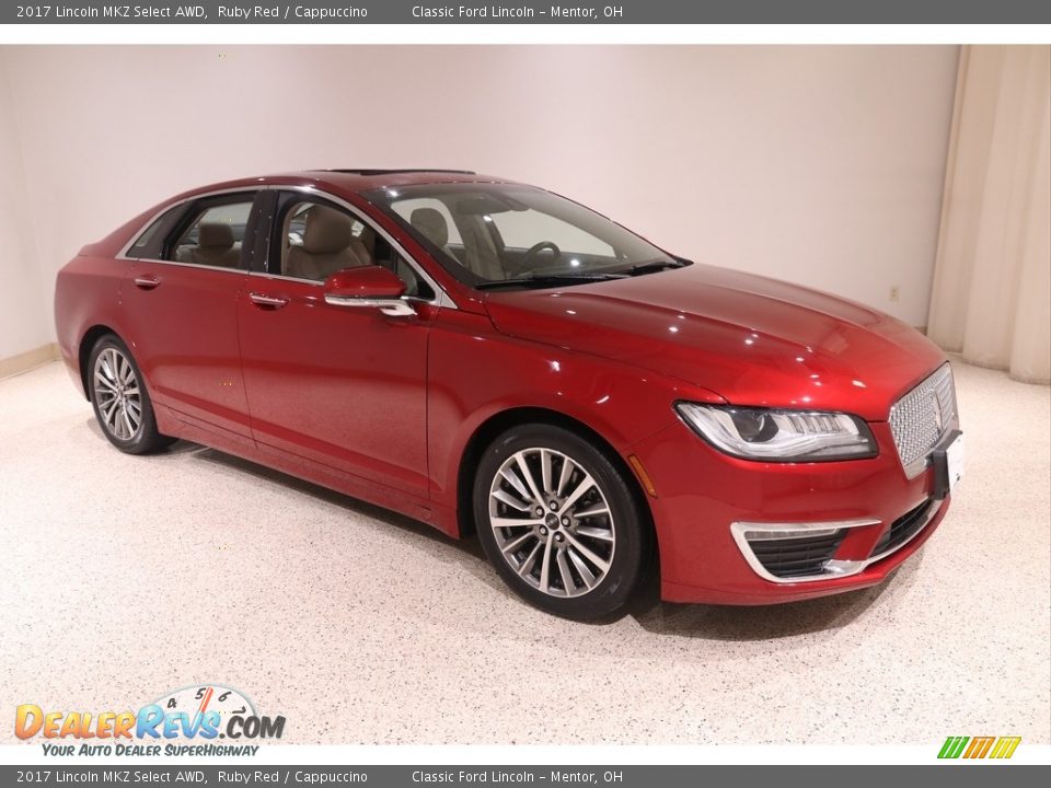 Ruby Red 2017 Lincoln MKZ Select AWD Photo #1