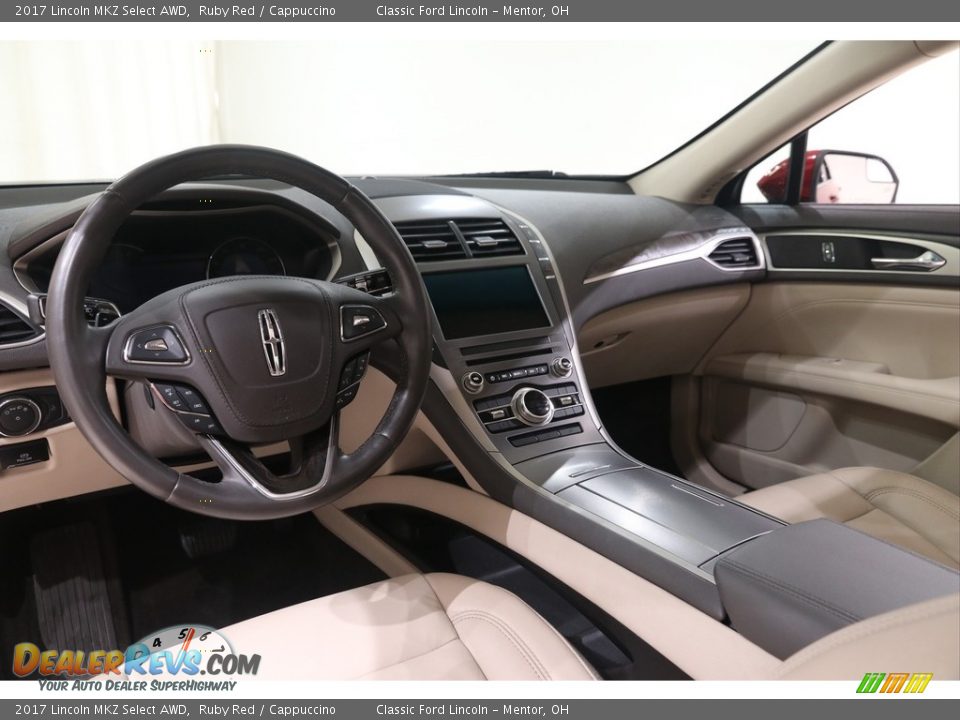 Cappuccino Interior - 2017 Lincoln MKZ Select AWD Photo #9