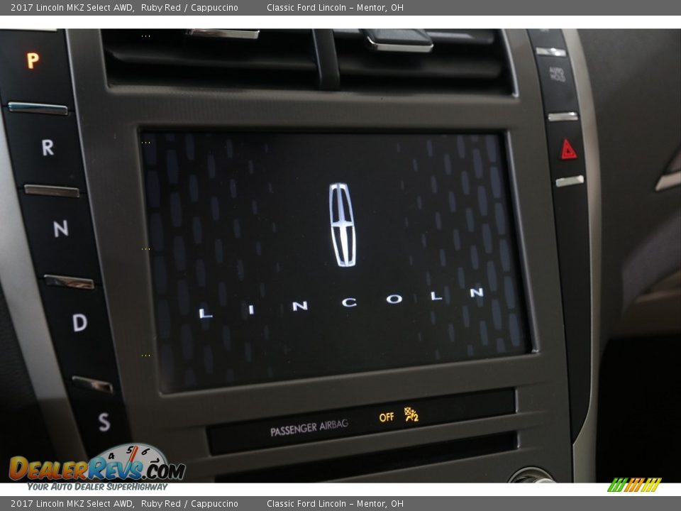 2017 Lincoln MKZ Select AWD Ruby Red / Cappuccino Photo #14