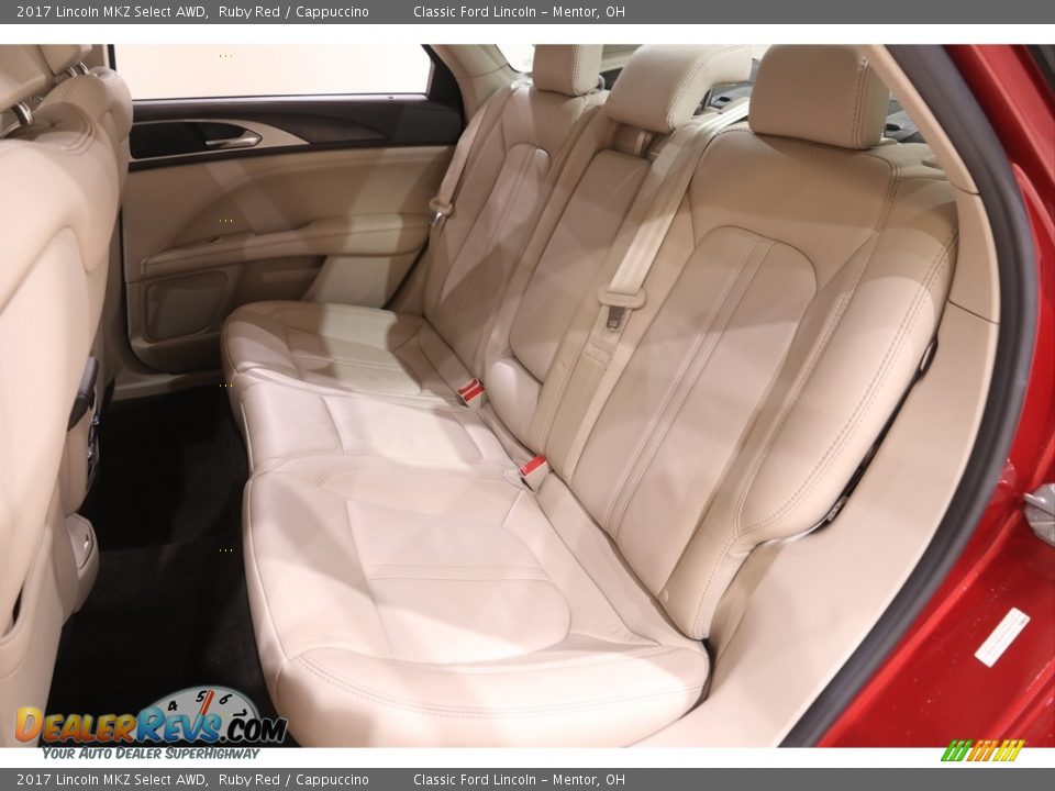 2017 Lincoln MKZ Select AWD Ruby Red / Cappuccino Photo #29