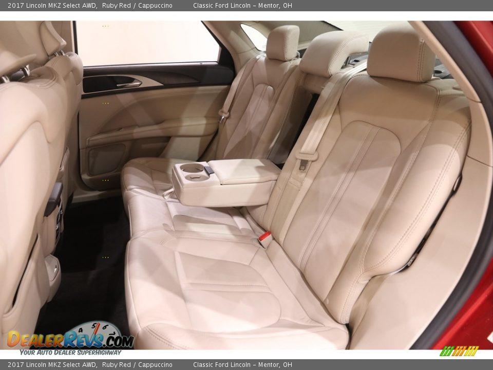 2017 Lincoln MKZ Select AWD Ruby Red / Cappuccino Photo #30